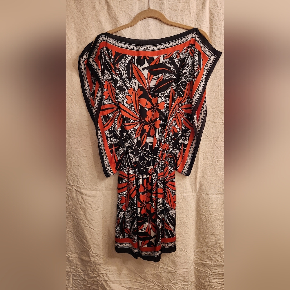 Max Studio "scarf dress"  Floral print size XS, NWOT